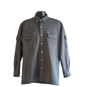 Jordan Craig Ribbed Cargo SweatPants W Jacket Running Workout Sz M Gray